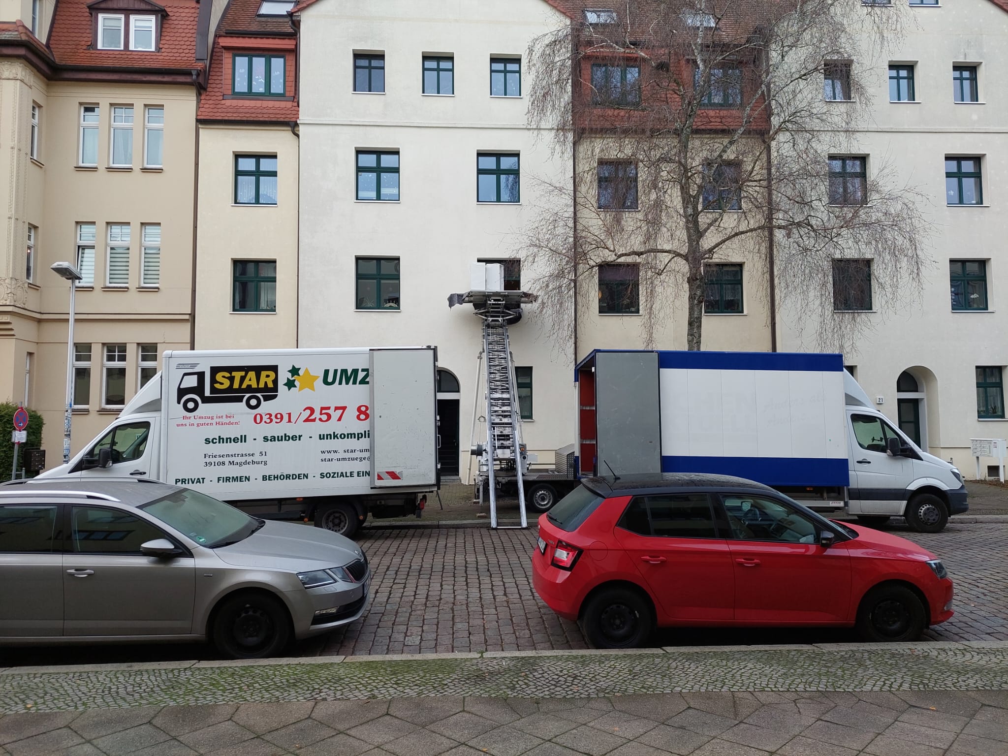 Starumzüge Magdeburg bei der Arbeit