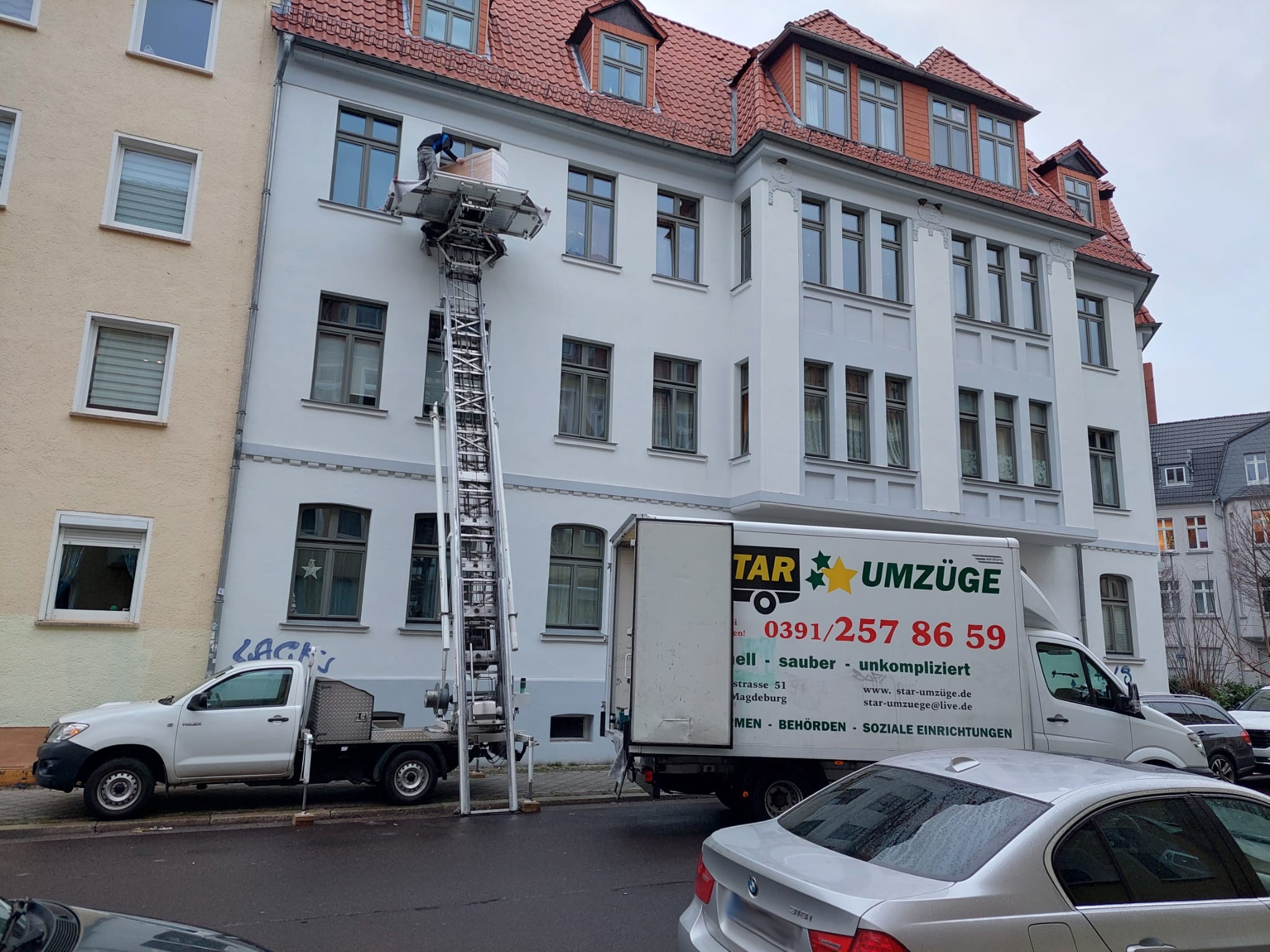 Starumzüge Magdeburg bei der Arbeit